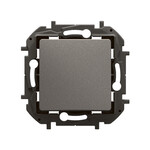 Кнопка одинарна 6A сталева, НОВЕ NILOE