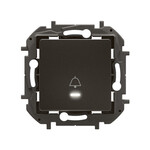 Поодинокий підсвічений пристрій з символом дзвінка 6A чорний, НОВИЙ NILOE