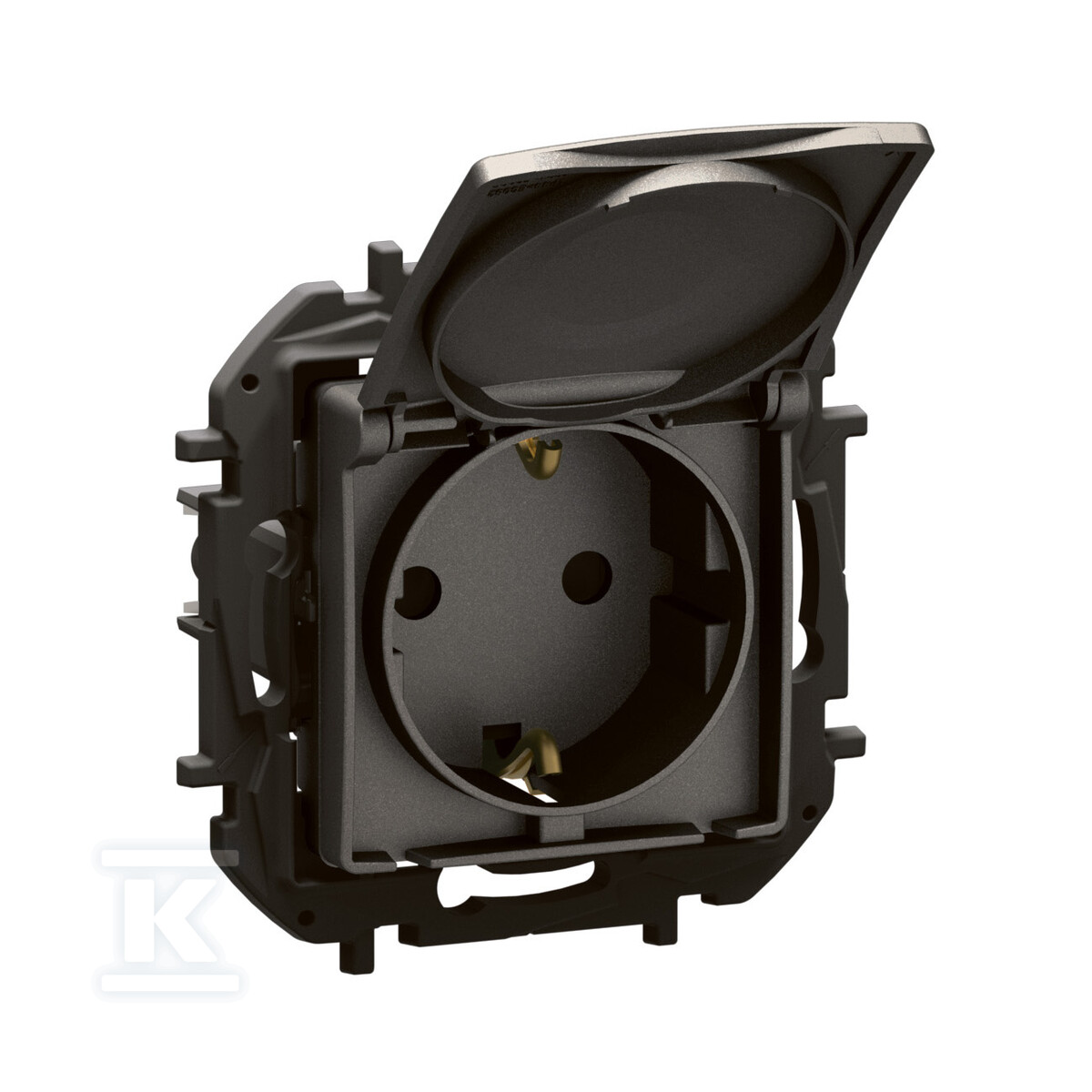 Розетка Schuko 2P+Z з кришкою та - NP3129MG