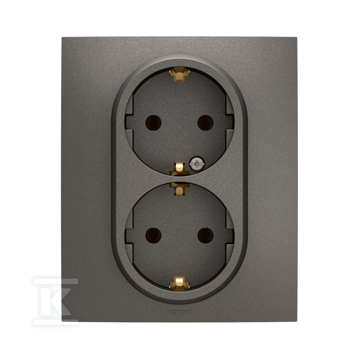 Розетка Schuko 2x2P+Z Monoblok гвинтові - NP3131MG