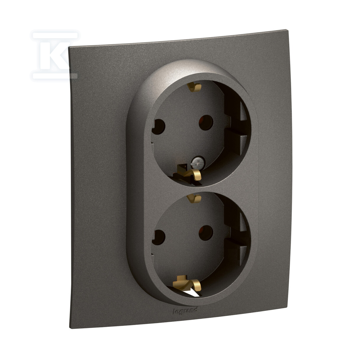 Розетка Schuko 2x2P+Z Monoblok гвинтові - NP3131MG