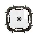 ТВ розетка кінцева типу "зірка" 1,5 дБ біла, НОВА NILOE