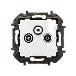 Роз'єм TV-RD-SAT кінцевий 10 дБ білий, НОВИЙ NILOE