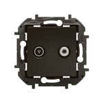 Кінцеве телевізійно-супутникове гніздо типу "зірка" 1,5 дБ чорне, НОВЕ NILOE