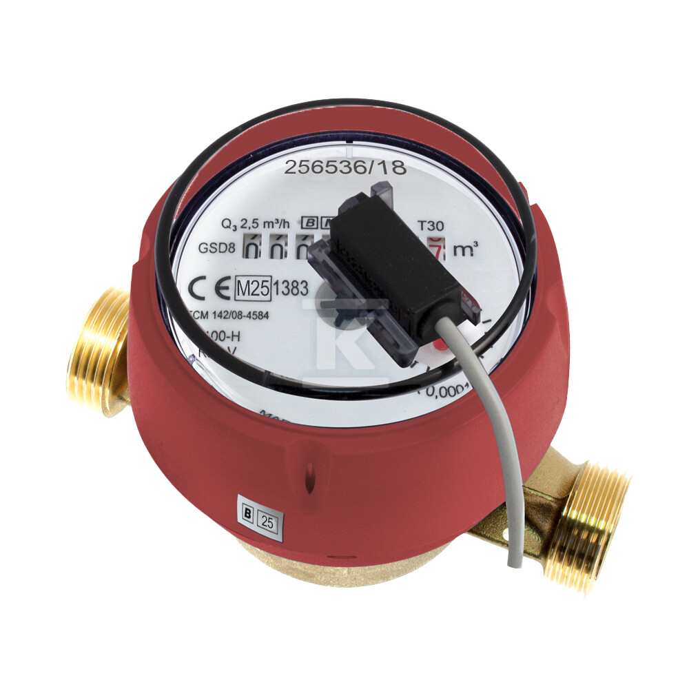 Водолічильник JS для гарячої води, тип - P8A0RC24SSDIVS