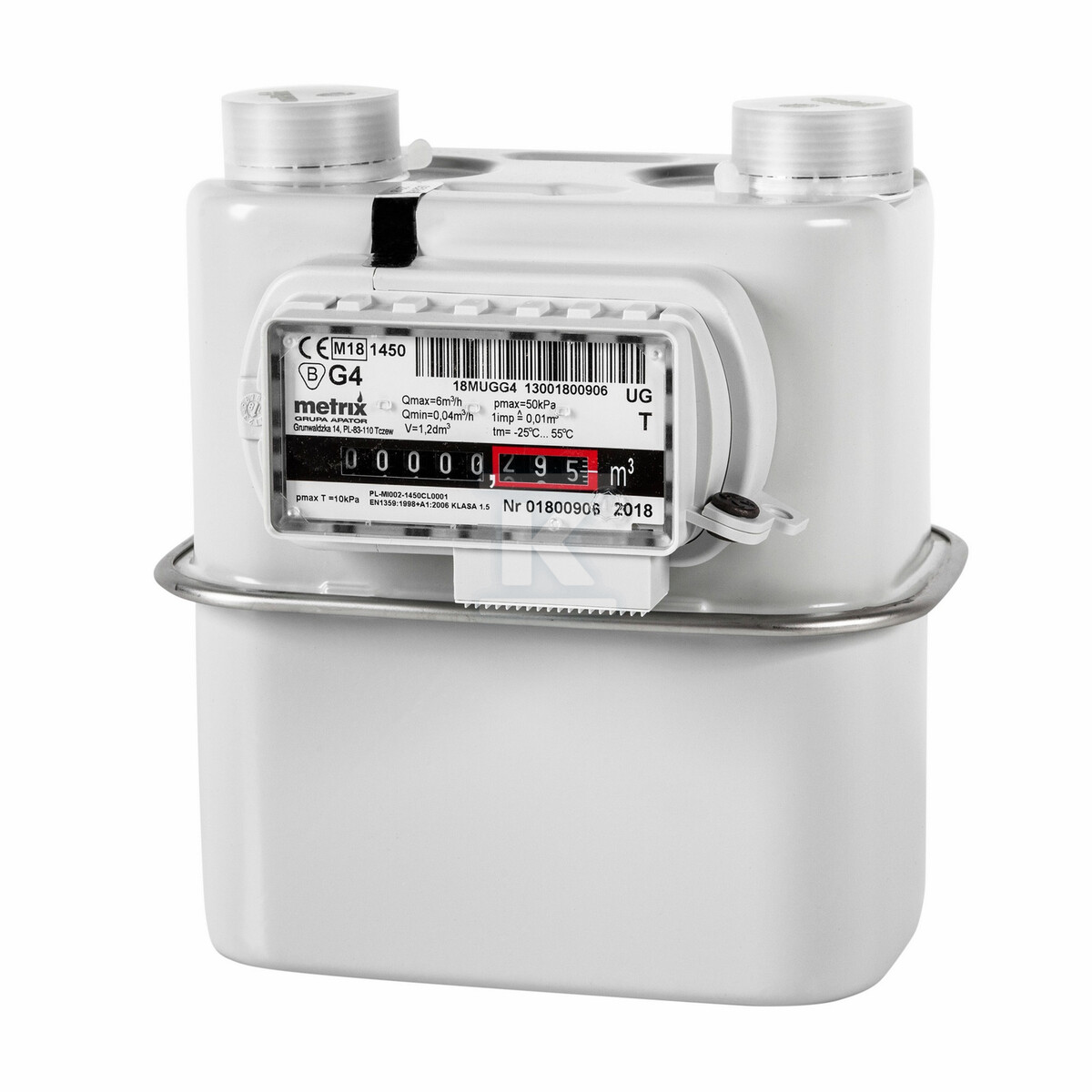 Лічильник газу сильфонний G4 - з - 04-40-0004-02