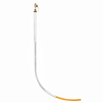 Поліетиленове газове підключення, PE25 x сферичний кран DN15, L = 700xH = 1500, коліно, з кліпсами - версія PSG Варшава