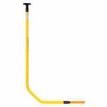 Сталеве газове підключення з попередньо ізольованої труби, фланець PE32 x DN25, L = 500xH = 1500