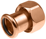 Półśrubunek z płaskim uszczelnieniem GW Copper - 54 G2 3/8"
