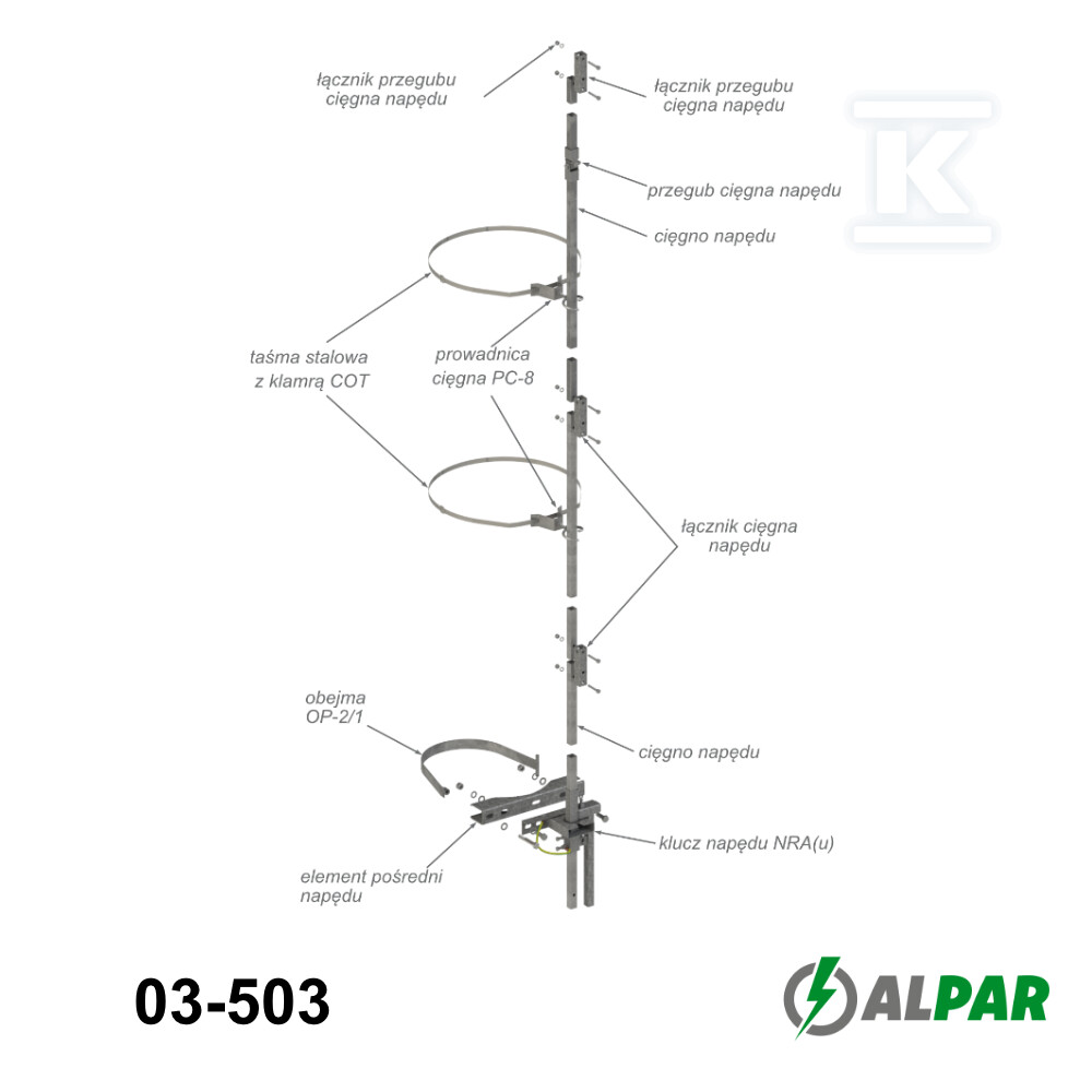 Napęd ręczny dla łącznika z - 03-503