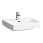 PRO S Umywalka ścienna 550 x 465 mm, powłoka LCC Active</br>z otworem na baterię na środku, z otworem przelewowym</br>szlifowany spód umywalki umożliwia postawienie na blacie