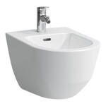 PRO Bidet podwieszany 360 x 530 mm, powłoka LCC Active</br>z otworem na baterię na środku
