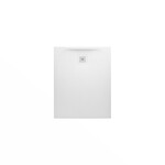 PRO brodzik prostokątny 1000 x 800 mm, z materiału kompozytowego MARBOND, biały</br>z odpływem przy krótszym boku
