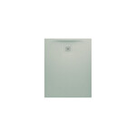 PRO brodzik prostokątny 1000 x 800 mm, z materiału kompozytowego MARBOND, jasnoszary</br>z odpływem przy krótszym boku