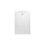 PRO brodzik prostokątny 1200 x 800 mm, z materiału kompozytowego MARBOND, biały</br>z odpływem przy krótszym boku