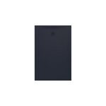 PRO brodzik prostokątny 1200 x 800 mm, z materiału kompozytowego MARBOND, grafitowy</br>z odpływem przy krótszym boku