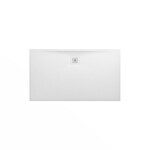 PRO brodzik prostokątny 1400 x 800 mm, z materiału kompozytowego MARBOND, biały</br>z odpływem przy dłuższym boku