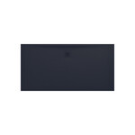 PRO brodzik prostokątny 1600 x 800 mm, z materiału kompozytowego MARBOND, grafitowy</br>z odpływem przy dłuższym boku