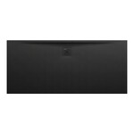 PRO brodzik prostokątny 1800 x 800 mm, z materiału kompozytowego MARBOND, czarny</br> z odpływem przy dłuższym boku