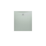 PRO brodzik prostokątny 1000 x 900 mm, z materiału kompozytowego MARBOND, jasnoszary</br>z odpływem przy krótszym boku