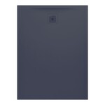 PRO brodzik prostokątny 1200 x 900 mm, z materiału kompozytowego MARBOND, grafitowy</br>z odpływem przy krótszym boku