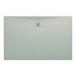PRO brodzik prostokątny 1400 x 900 mm, z materiału kompozytowego MARBOND, jasnoszary</br>z odpływem przy dłuższym boku