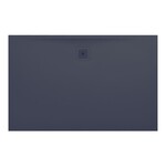 PRO brodzik prostokątny 1400 x 900 mm, z materiału kompozytowego MARBOND, grafitowy</br>z odpływem przy dłuższym boku