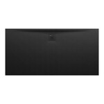 PRO brodzik prostokątny 1800 x 900 mm, z materiału kompozytowego MARBOND, czarny</br> z odpływem przy dłuższym boku