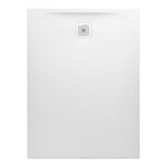 PRO brodzik prostokątny 1200 x 1000 mm, z materiału kompozytowego MARBOND, biały</br>z odpływem przy krótszym boku