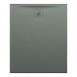 PRO brodzik prostokątny 1200 x 1000 mm, z materiału kompozytowego MARBOND, beton architektoniczny </br>z odpływem przy krótszym boku