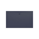 PRO brodzik prostokątny 1600 x 1000 mm, z materiału kompozytowego MARBOND, grafitowy</br>z odpływem przy dłuższym boku