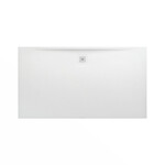PRO brodzik prostokątny 1800 x 1000 mm, z materiału kompozytowego MARBOND, biały</br>z odpływem przy dłuższym boku