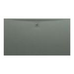 PRO brodzik prostokątny 1800 x 1000 mm, z materiału kompozytowego MARBOND, beton architektoniczny</br> z odpływem przy dłuższym boku