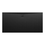 PRO brodzik prostokątny 2000 x 1000 mm, z materiału kompozytowego MARBOND, czarny</br> z odpływem przy dłuższym boku