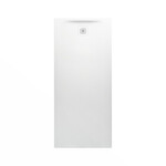 PRO brodzik prostokątny 1800 x 800 mm, z materiału kompozytowego MARBOND, biały</br>z odpływem przy krótszym boku