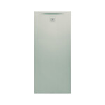 PRO brodzik prostokątny 1800 x 800 mm, z materiału kompozytowego MARBOND, jasnoszary</br>z odpływem przy krótszym boku