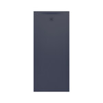 PRO brodzik prostokątny 1800 x 800 mm, z materiału kompozytowego MARBOND, grafitowy</br>z odpływem przy krótszym boku