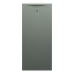 PRO brodzik prostokątny 1800 x 800 mm, z materiału kompozytowego MARBOND, beton architektoniczny</br>z odpływem przy krótszym boku