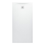 PRO brodzik prostokątny 1400 x 700 mm, z materiału kompozytowego MARBOND, biały</br>z odpływem przy krótszym boku