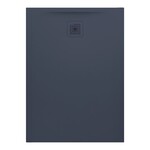PRO brodzik prostokątny 1100 x 800 mm, z materiału kompozytowego MARBOND, grafitowy </br>z odpływem przy krótszym boku