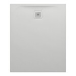 PRO brodzik prostokątny 1100 x 900 mm, z materiału kompozytowego MARBOND, jasnoszary </br>z odpływem przy krótszym boku
