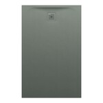 PRO brodzik prostokątny 1400 x 900 mm, z materiału kompozytowego MARBOND, beton architektoniczny </br>z odpływem przy krótszym boku