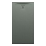 PRO brodzik prostokątny 1500 x 800 mm, z materiału kompozytowego MARBOND, beton architektoniczny architektoniczny </br>z odpływem przy krótszym boku