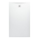 PRO brodzik prostokątny 1500 x 900 mm, z materiału kompozytowego MARBOND, biały </br>z odpływem przy krótszym boku