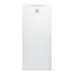 PRO brodzik prostokątny 1600 x 700 mm, z materiału kompozytowego MARBOND, biały </br>z odpływem przy krótszym boku