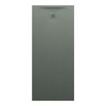 PRO brodzik prostokątny 1600 x 700 mm, z materiału kompozytowego MARBOND, beton architektoniczny </br>z odpływem przy krótszym boku