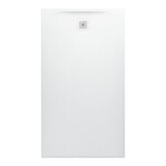 PRO brodzik prostokątny 1600 x 900 mm, z materiału kompozytowego MARBOND, biały </br>z odpływem przy krótszym boku