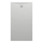 PRO brodzik prostokątny 1600 x 900 mm, z materiału kompozytowego MARBOND, jasnoszary </br>z odpływem przy krótszym boku