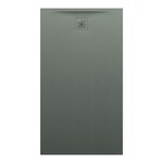 PRO brodzik prostokątny 1600 x 900 mm, z materiału kompozytowego MARBOND, beton architektoniczny </br>z odpływem przy krótszym boku