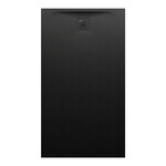 PRO brodzik prostokątny 1600 x 900 mm, z materiału kompozytowego MARBOND, czarny </br>z odpływem przy krótszym boku